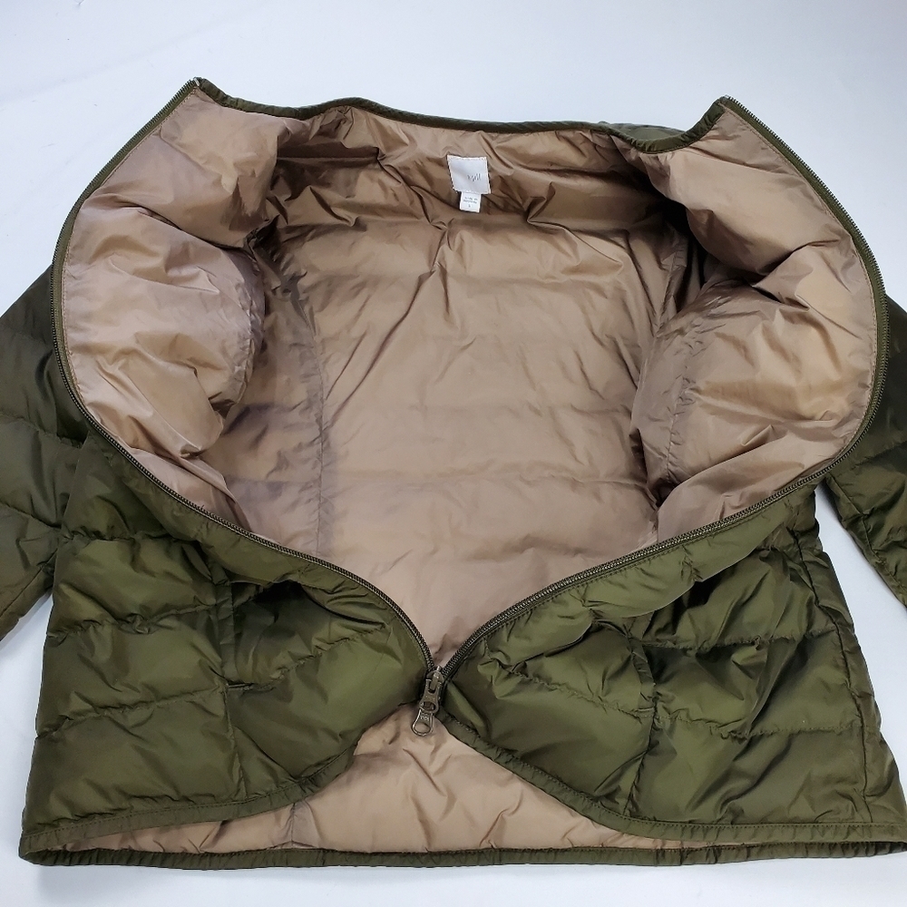 J. Jill Green Light Goose Down Puffer Jacket S - Picture 12 of 13